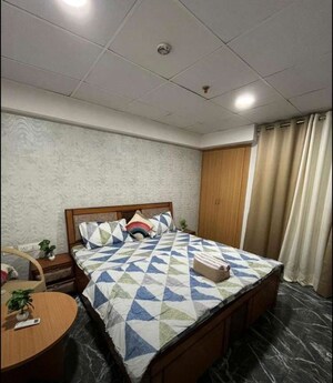 Bedroom in 1 BHK Apartment at Chandigarh Citi Center, Vip Road – for Rent