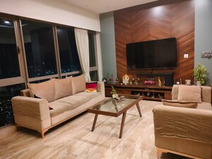 Living Room in 2 BHK Apartment at Sheth Auris Bliss, Malad West – for Rent