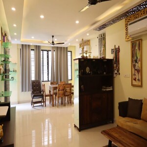 Living Room in 4 BHK Apartment at Amit Realty and Shree RSH The Ecos, Rajarhat New Town – for Sale