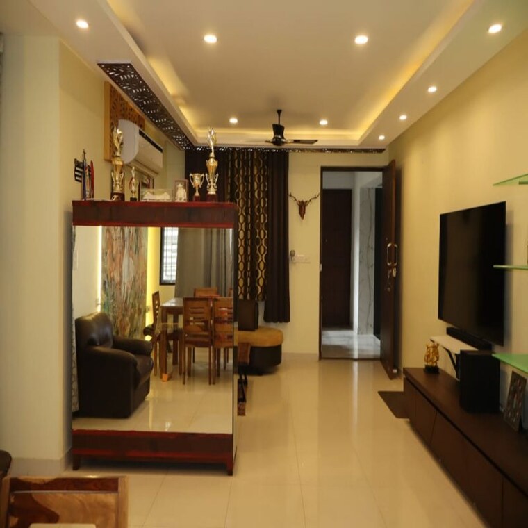 Living Room, amit-realty-and-shree-rsh-the-ecos 4 Bedroom 2077 Sq.Ft. Apartment In Rajarhat New Town Kolkata 10336275
