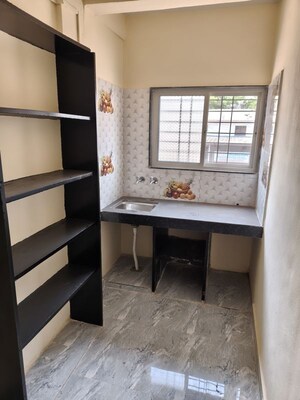 Kitchen in 1 BHK Apartment at Kharadi Gaon – for Rent