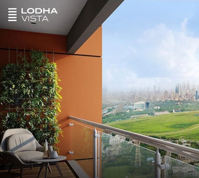 Balcony, lodha-vista 2 Bedroom 670 Sq.Ft. Apartment In Lower Parel Mumbai 10336387