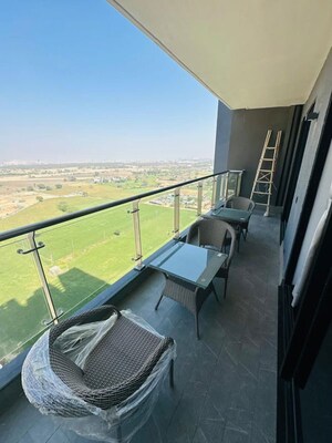 Balcony in 2 BHK Apartment at Krisumi Waterfall Residences, Sector 36a – for Rent