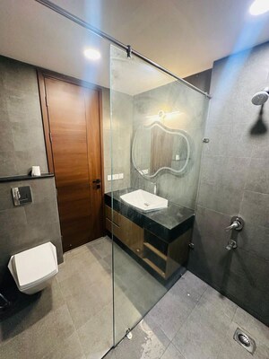 Bathroom in 2 BHK Apartment at Krisumi Waterfall Residences, Sector 36a – for Rent