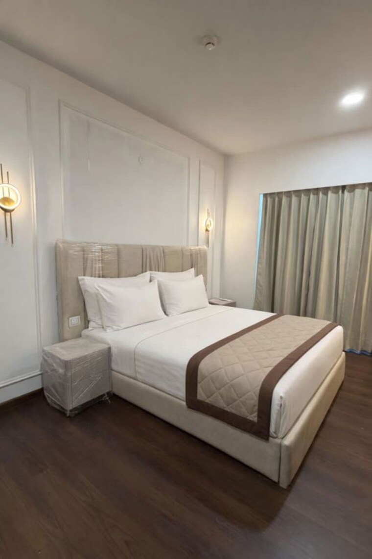 Bedroom, krisumi-waterfall-residences 2 Bedroom 1450 Sq.Ft. Apartment In Sector 36a Gurgaon 10336391