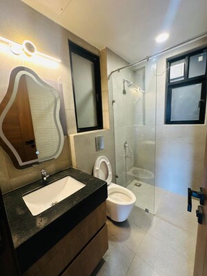 Attached Bathroom in 2 BHK Apartment at Krisumi Waterfall Residences, Sector 36a – for Rent
