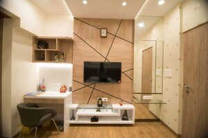 Living Room in 3 BHK Apartment at Rustomjee Seasons Bandra East, Bandra East – for Rent