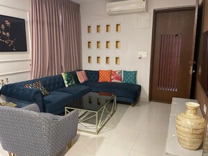 Living Room in 3 BHK Apartment at Aaryan Builders Embassy, Ambli – for Rent