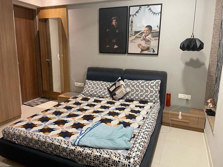 Bedroom, aaryan-builders-embassy 3 Bedroom 1440 Sq.Ft. Apartment In Ambli Ahmedabad 10336403