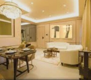 Living Room in 2 BHK Apartment at Colorplus Raymond Realty Phase I, Pokhran Road No Two – for Sale