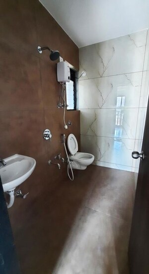 Bathroom in 1 BHK Apartment at JVM Aroma, Kasarvadavali – for Rent