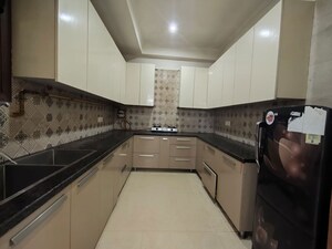 Kitchen in 3.5 BHK Builder Floor at Freedom Fighters Enclave – for Rent