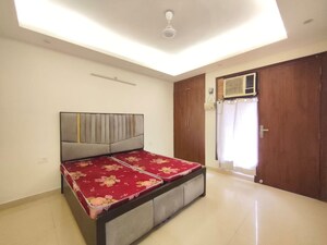 Bedroom in 3.5 BHK Builder Floor at Freedom Fighters Enclave – for Rent