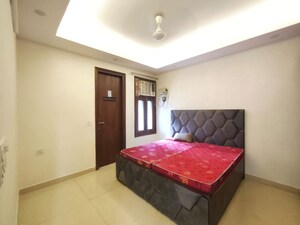 Bedroom in 3.5 BHK Builder Floor at Freedom Fighters Enclave – for Rent