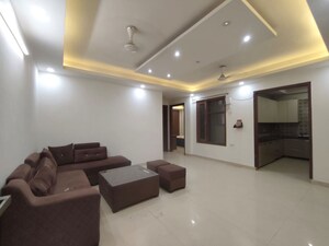 Living Room in 3.5 BHK Builder Floor at Freedom Fighters Enclave – for Rent