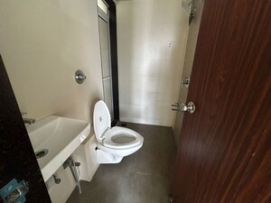 Bathroom in 1 BHK Apartment at Metropolis Bayside, Kasarvadavali – for Rent