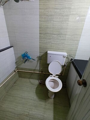 Bathroom in 2 BHK Apartment at Lokhandwala Whispering Palms, Kandivali East – for Rent