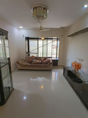 Living Room in 2 BHK Apartment at Lokhandwala Whispering Palms, Kandivali East – for Rent