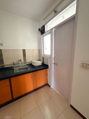 Kitchen in 3 BHK Apartment at Prahlad Nagar – for Rent