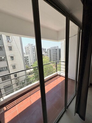 Balcony in 3 BHK Apartment at Prahlad Nagar – for Sale