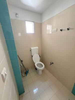 Bathroom in 3 BHK Apartment at Prahlad Nagar – for Sale