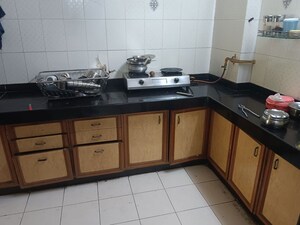 Kitchen in 3 BHK Apartment at Goyal Intercity, Memnagar – for Rent