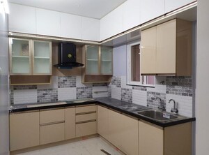 Kitchen in 3 BHK Apartment at Aparna Serene Park, Kondapur – for Rent