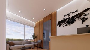Living Room in  Office Space at Thaltej – for Rent