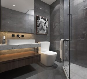 Bathroom in 3 BHK Apartment at DLR Pride, Nri Layout – for Sale