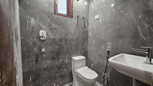 Bathroom in 1 BHK Builder Floor at Saket – for Rent