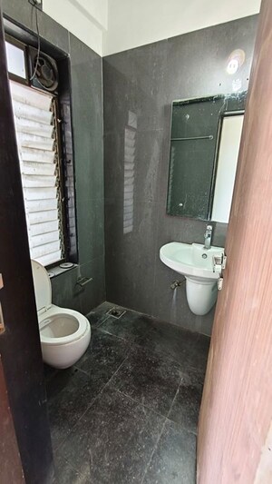 Bathroom in 3 BHK Apartment at Satellite Tower, Goregaon East – for Rent