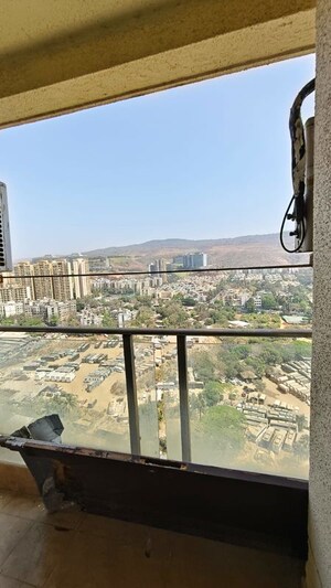 Balcony in 3 BHK Apartment at Satellite Tower, Goregaon East – for Rent