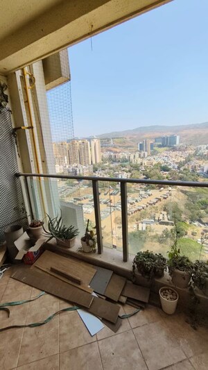 Balcony in 3 BHK Apartment at Satellite Tower, Goregaon East – for Rent