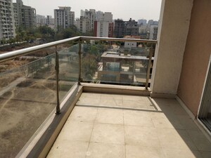 Balcony in 3 BHK Apartment at Sai Innovision 7 Avenues, Balewadi – for Rent