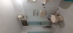 Bathroom in 3 BHK Apartment at Pachpedi Naka – for Rent