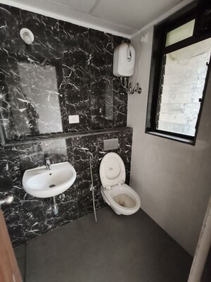 Bathroom in 3 BHK Apartment at Lodha Downtown, Dombivli East – for Rent