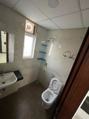 Bathroom in 3.5 BHK Builder Floor at Smart World Gems, Sector 89 – for Rent