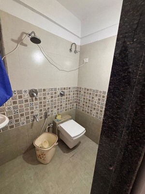 Bathroom in 1 BHK Apartment at Shree Partha, Kasarvadavali – for Rent
