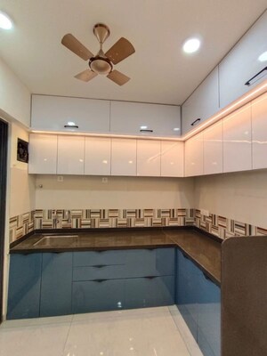 Kitchen in 3 BHK Apartment at Mantra Meraki, Akurdi – for Rent