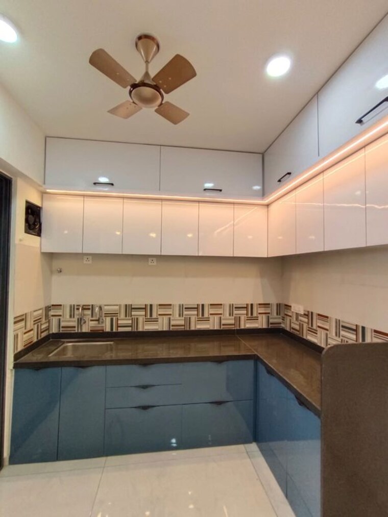 Kitchen, mantra-meraki 3 Bedroom 1400 Sq.Ft. Apartment In Akurdi Pune 10330522