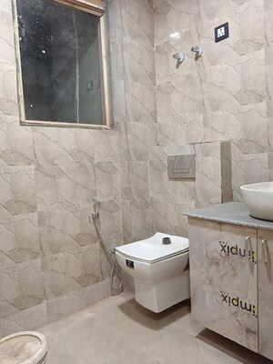 Bathroom in 3 BHK Builder Floor at Sushant Lok I – for Sale