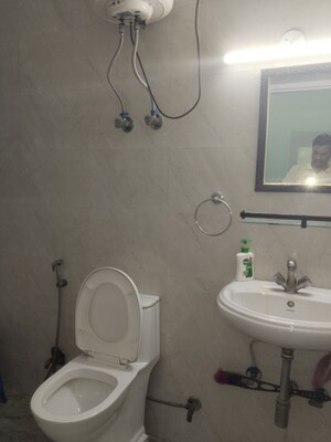 Bathroom in 3 BHK Builder Floor at Sarita Vihar – for Rent