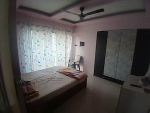 Bedroom in 2.5 BHK Apartment at Runwal Garden City, Balkum Pada – for Rent