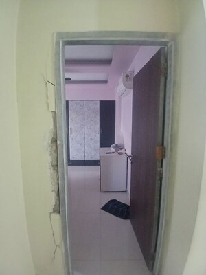 Building Lobby in 2.5 BHK Apartment at Runwal Garden City, Balkum Pada – for Rent