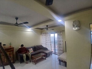 Living Room in 2.5 BHK Apartment at Runwal Garden City, Balkum Pada – for Rent