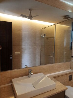 Bathroom in 4 BHK Apartment at Kailash Colony – for Rent