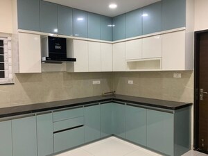 Kitchen in 3 BHK Apartment at Rajapushpa Regalia, Kokapet – for Rent