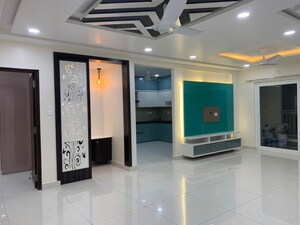 Building Lobby in 3 BHK Apartment at Rajapushpa Regalia, Kokapet – for Rent