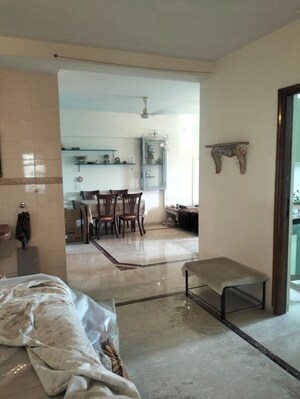 Living Room in 3 BHK Apartment at Samartha Meghdoot Apartment, Andheri West – for Rent