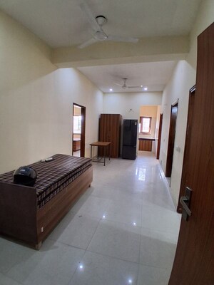 Living Room in 3 BHK Builder Floor at DLF Garden Villas, Sector 43 – for Rent